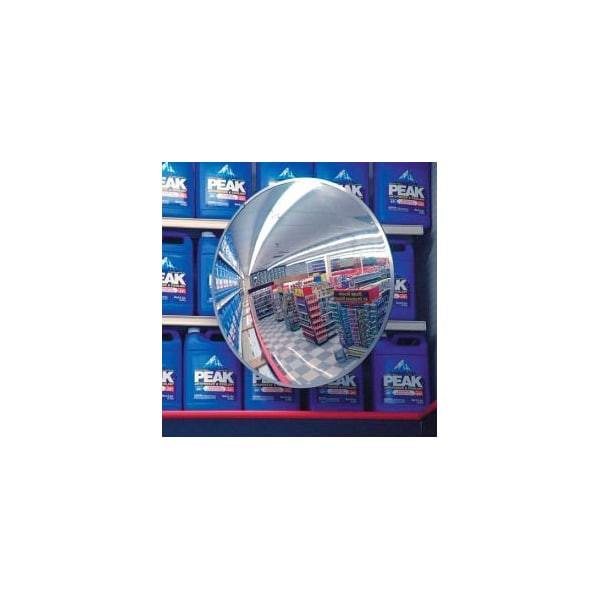 Safety Security Products Co Round Polycarbonate Convex Mirror, Indoor/Outdoor, 26" Dia., 160 176; Viewing Angle H114261HD - main